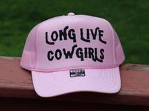 long live cowgirls country western trucker hat