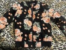 Floral Bomber Jacket