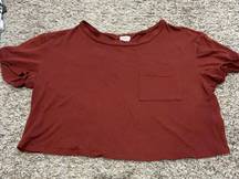 Garage Size medium  crop top