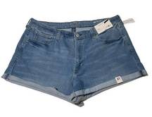 Arizona Jeans NWT Medium Wash Denim Blue Jean Shorts Mid Rise Plus Size 21 23 New Arizona Jean