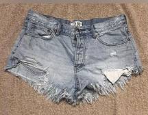 We the free jean shorts size 28