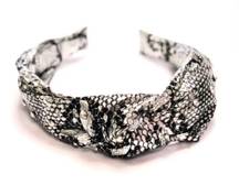 Snakeskin Knotted Headband