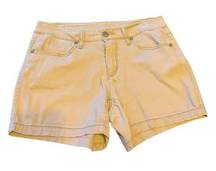 Faded Glory Women's Shorts. EUC Mid High Waist. Size 8 W/Belt Loops