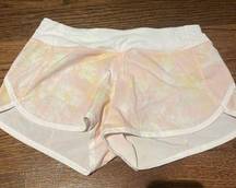 Pink and yellow  shorts