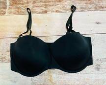 Adrienne Vittadini  studio 38DD black strapless‎ bra