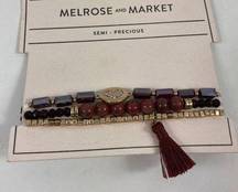 4/$25 NWT Melrose and Market set of 3 bracelets
