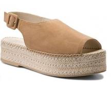 Vagabond Celeste Suede Espadrilles in Warm Sand Sz. 39 (US 9)