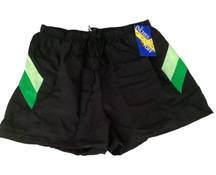 NWT  Swimming Short Quick Dry With Elastic Sz 1X Black&Green