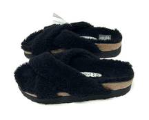 Birkenstock Arizona Big Buckle Black Teddy Shearling