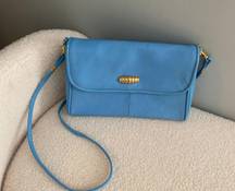 VINTAGE blue crossbody