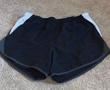 Nike Athletic Shorts Black And Gray Color