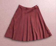 Vintage 90s Laura Ashley high waisted swish mini skirt