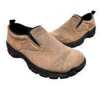 RedHead Womens Slip On Clog Mules Shoes 7M Tan Suede Leather Outdoor Hiking