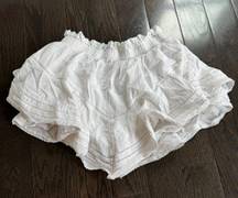 White Skort