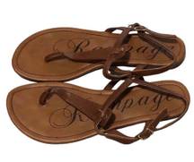 Robyn Slingback Brown Sandals •Size 8