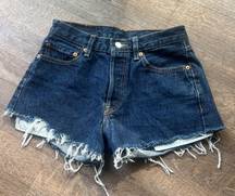 Levi’s Levi 501 vintage cutoff raw hem high rise shorts