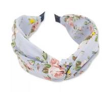 I.n.c. International Concepts Floral Twist Headband in Lt Blue MSRP $25 NWT