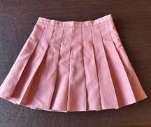 Pleated Mini Skirt