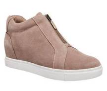 Blondo Glenda Waterproof Suede Zip Up Hidden wedge