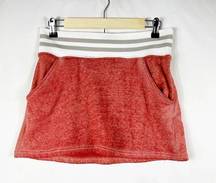 Free People  Knit Burgundy Mini Skirt NWOT in Size XS