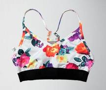 PINK - Victoria's Secret Victoria's Secret Pink Ultimate Sports Lightly Lined Bra White Floral