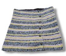 Urban Outfitters  Skirt Size Medium UO Aster Fuzzy Knit Skirt Mini Skirt Striped