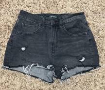 Wild Fable Black High Waisted Jean Shorts