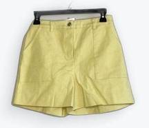 Strut and bolt yellow shorts