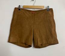 Suede Shorts