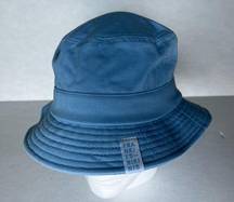 NWOT Frankies Bikinis Jax bucket Hat light blue chambray XS/S