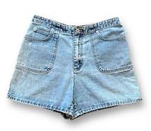 Vintage LA Blues Jean Shorts Baggy High Waisted Mom Style Medium Lightwash Denim