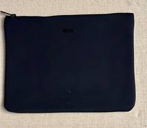 Triangl Swimwear neoprene Navy clutch pouch travel NWOT