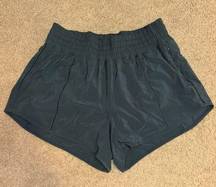 CRZ yoga sports shorts dark green gray, size 8-10