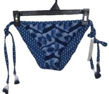 LUCKY BRAND NOMAD 2018 REVERSIBLE SIDE TIE BIKINI BOTTOMS WOMENS SIZE LARGE $64