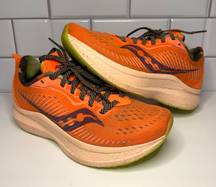 Women's Endorphin Speed 2 Orange Athletic Running Shoes Size 8 US