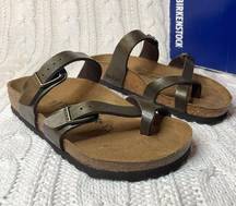 Birkenstock  Mayari Toe-Loop Comfort Sandal in Golden Brown