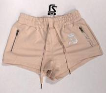 NWT Shane Justin Bling Light Peach Shorts Size Large