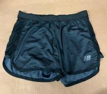 New Balance  Black Athletic Running Shorts Size Medium