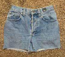 Versace Jeans Couture Distressed Blue denim shorts Size 30