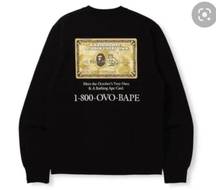 A bathing ape X OVO Crewneck