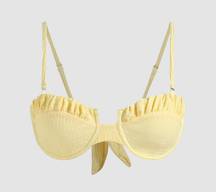 NWT Yellow Bikini Top