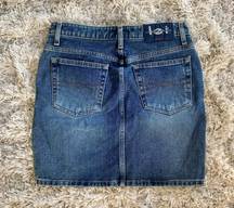 Vintage Y2K Early 2000s Medium Wash . Denim Skirt LEI Skirt