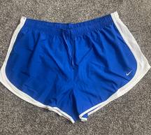 Nike Nwt  Dri-Fit Running Blue White Shorts Plus Size 2X