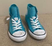 Converse Blue  All Star High Top Zip and String Closure Sneaker Shoes