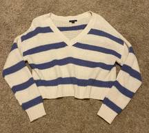 Wild Fable Cropped Striped Sweater