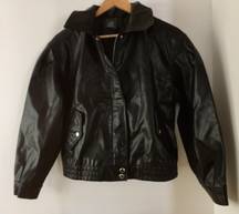 Black Bomber Jacket, Small