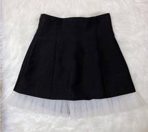Prettiest black swan mini skirt w tulle
