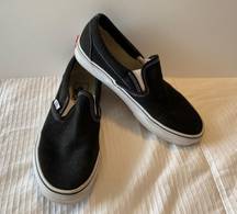 Vans Black Slipons