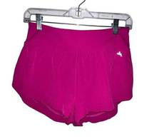 JOY LAB HOT PINK PULL ON ATHLETIC SHORTS WITH BRIEF PERFORATED WOMEN SMALL