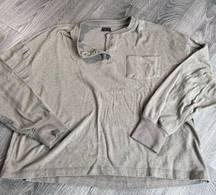 Urban Outfitters UO Out from Under Henley long sleeve t